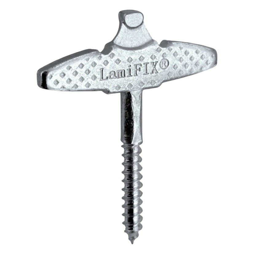 LamiFIX® Exzenter-Verbinder mit Holzschraube 5×38 mm, verzinkt
