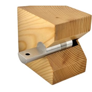 Treppenbolzen Set 3624C bündig, T=38mm in Weichholz