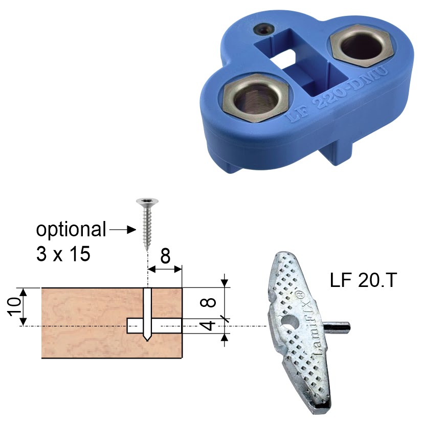 LamiFIX® Tablarträger Ø3mm, verzinkt – Bild 3