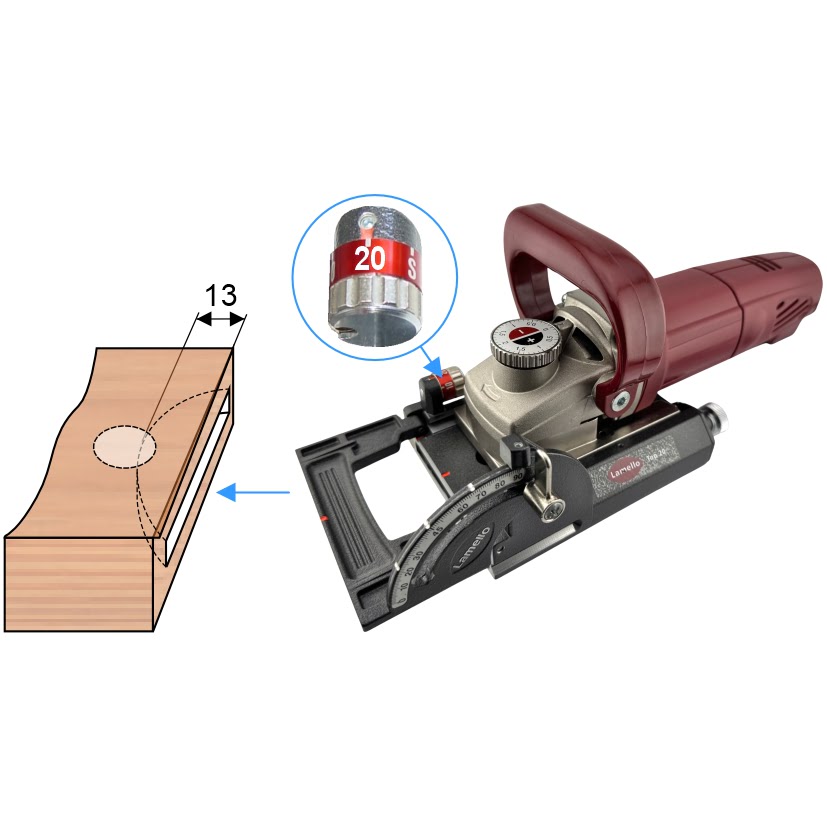 LamiFIX® Exzenter-Verbinder mit Holzschraube 5×38 mm, verzinkt – Bild 2