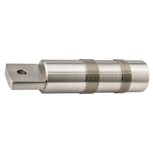 Treppenbolzen LF 3623.065.1 aus INOX A2, Variante A und B, Einbautiefe T65 mm mit 18 mm Abstand, Gesamtlänge G83 mm
